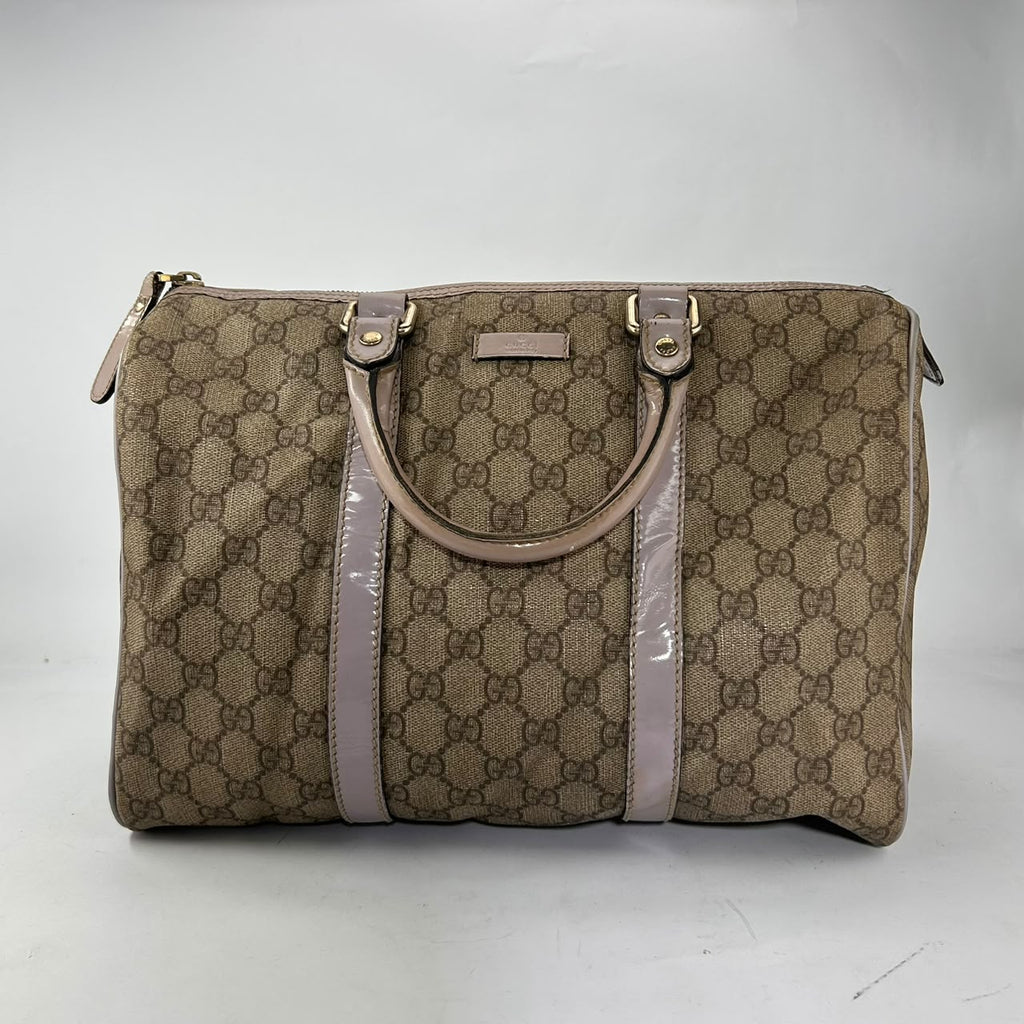 Gucci Beige GG Boston Bag
