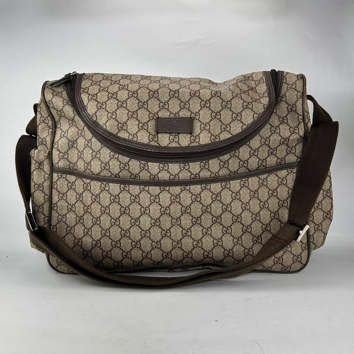 Gucci Beige GG Supreme Duffel