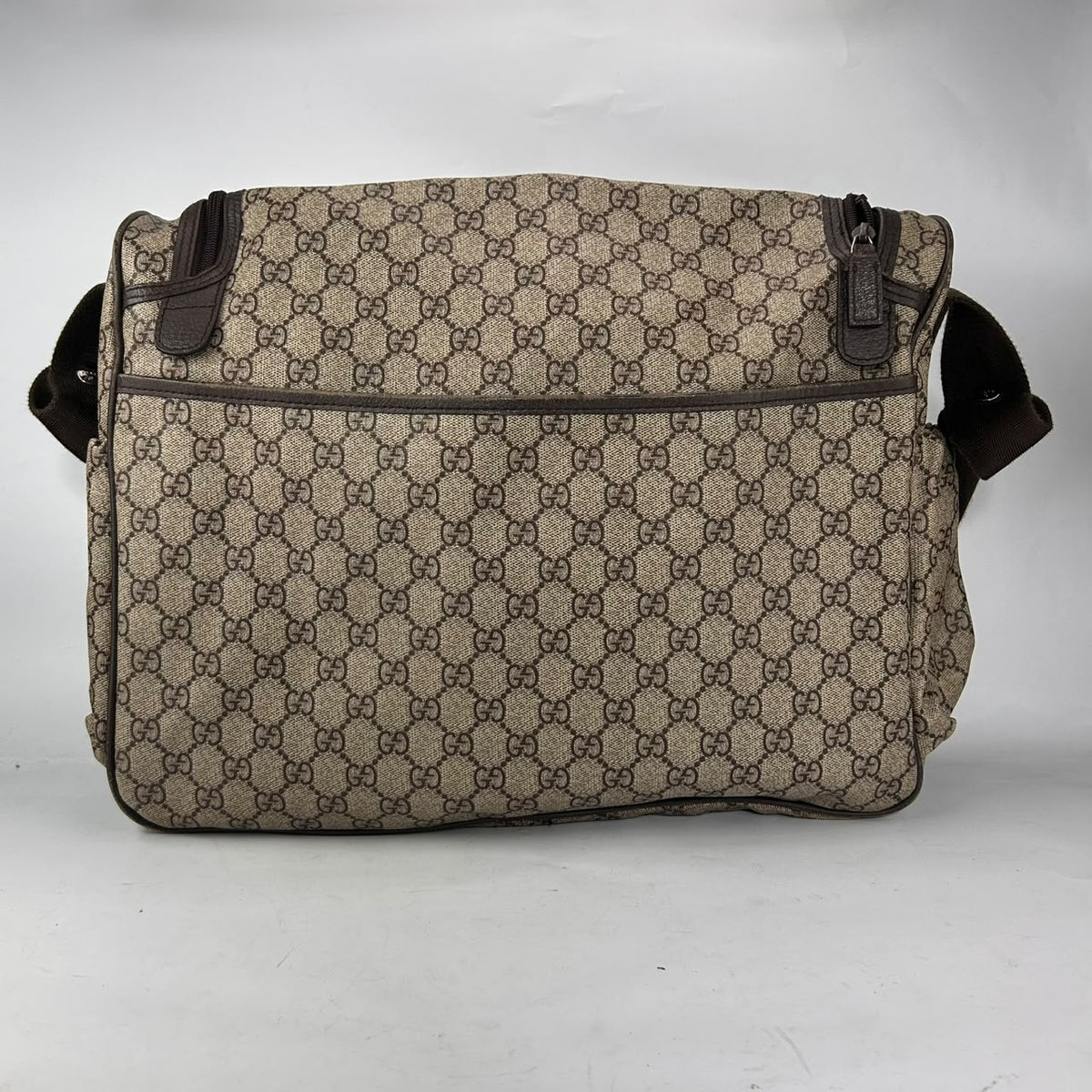 Gucci Beige GG Supreme Duffel