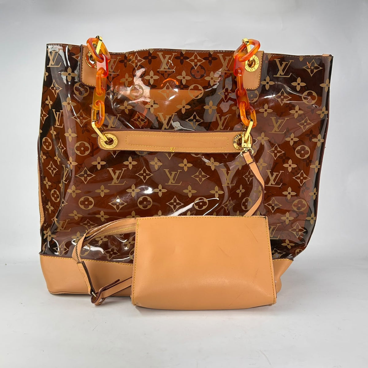 Louis Vuitton Clear Monogram Ambre Tote