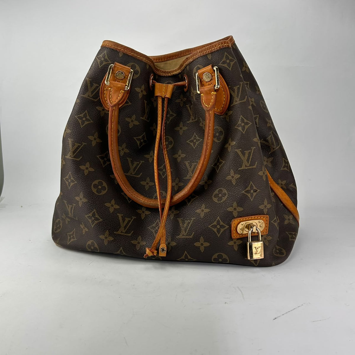Louis Vuitton Brown Drawstring Bucket