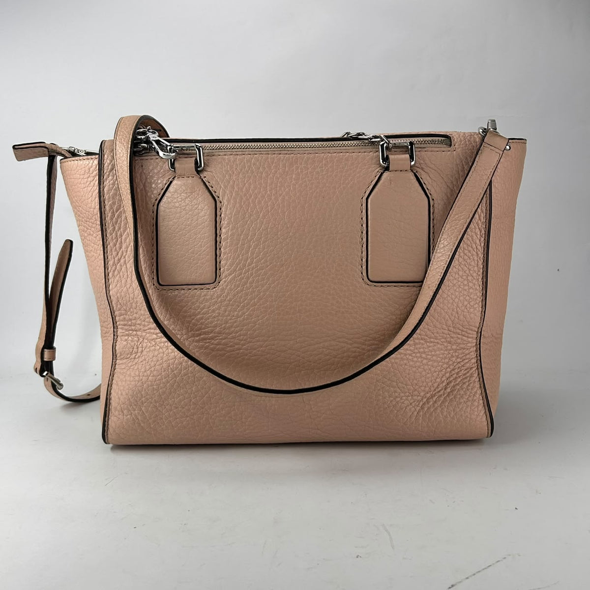 Michael Kors Blush Pebbled Leather Satchel