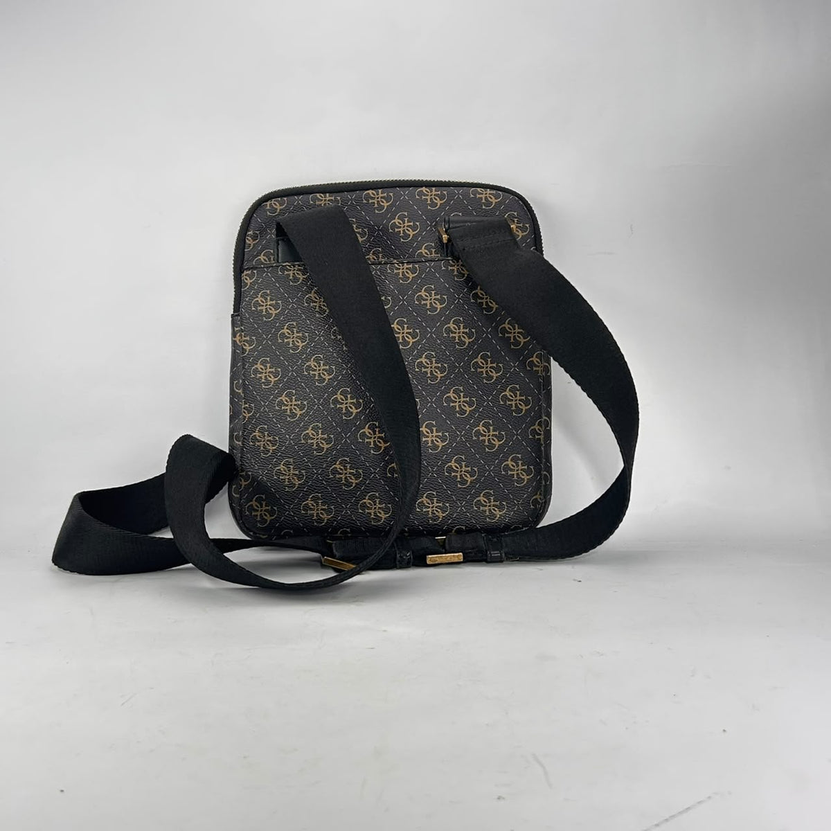 Guess Brown 4G Logo Crossbody