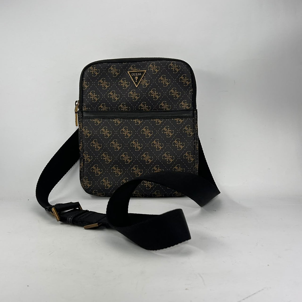 Guess Brown 4G Logo Crossbody
