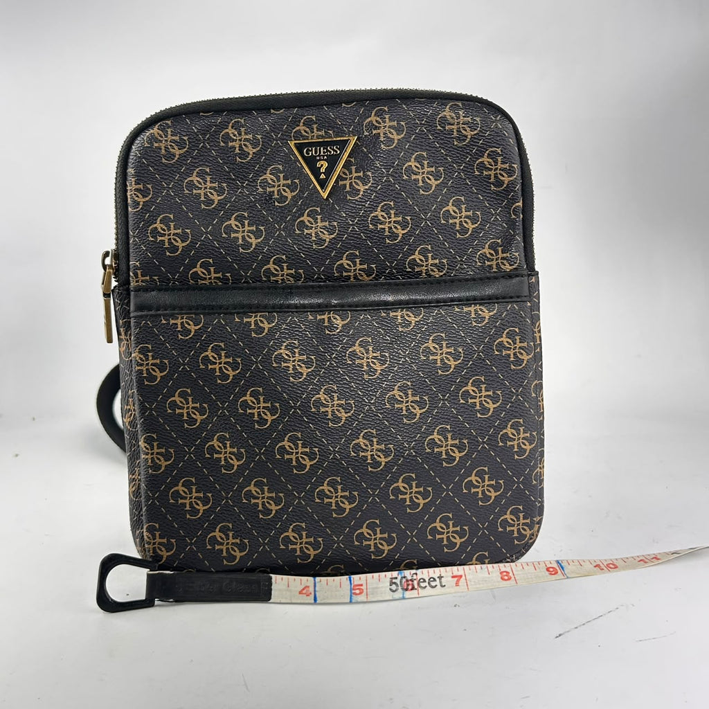 Guess Brown 4G Logo Crossbody