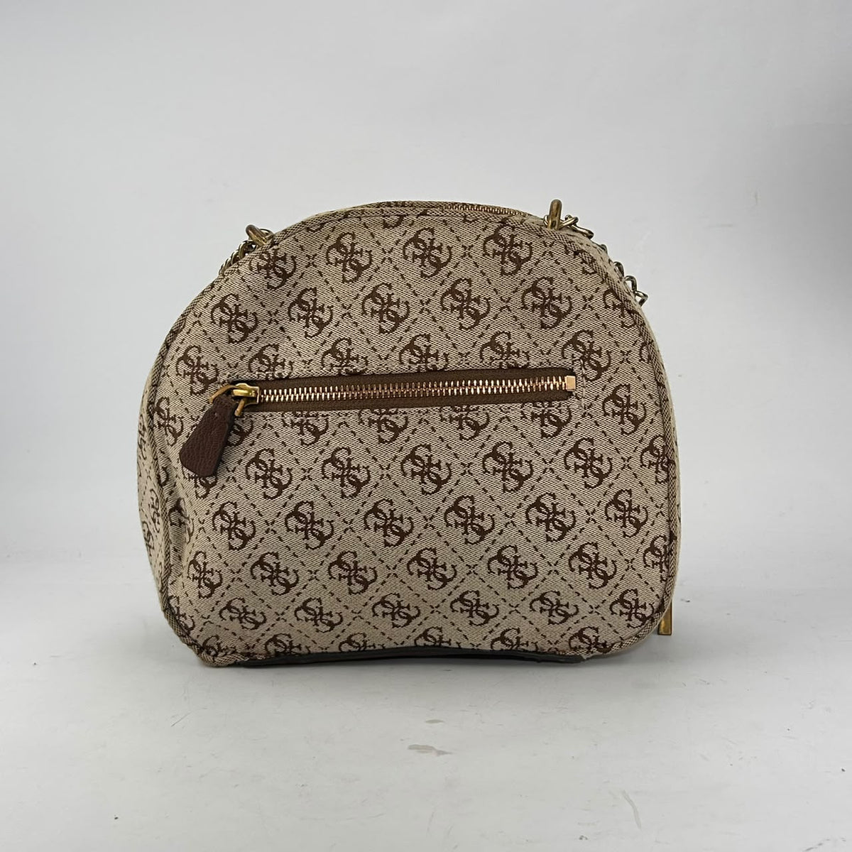 Guess Beige 4G Dome Handbag