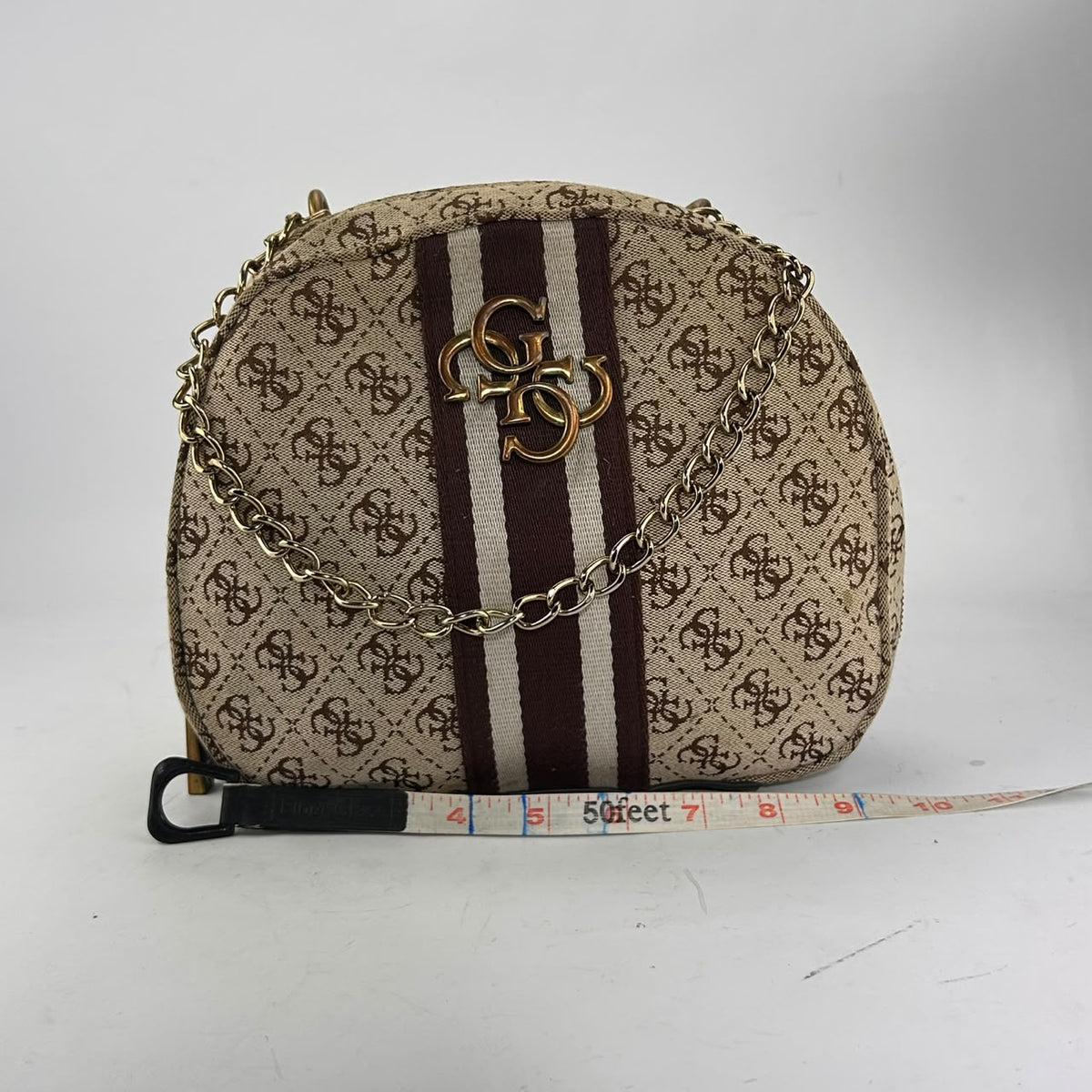 Guess Beige 4G Dome Handbag