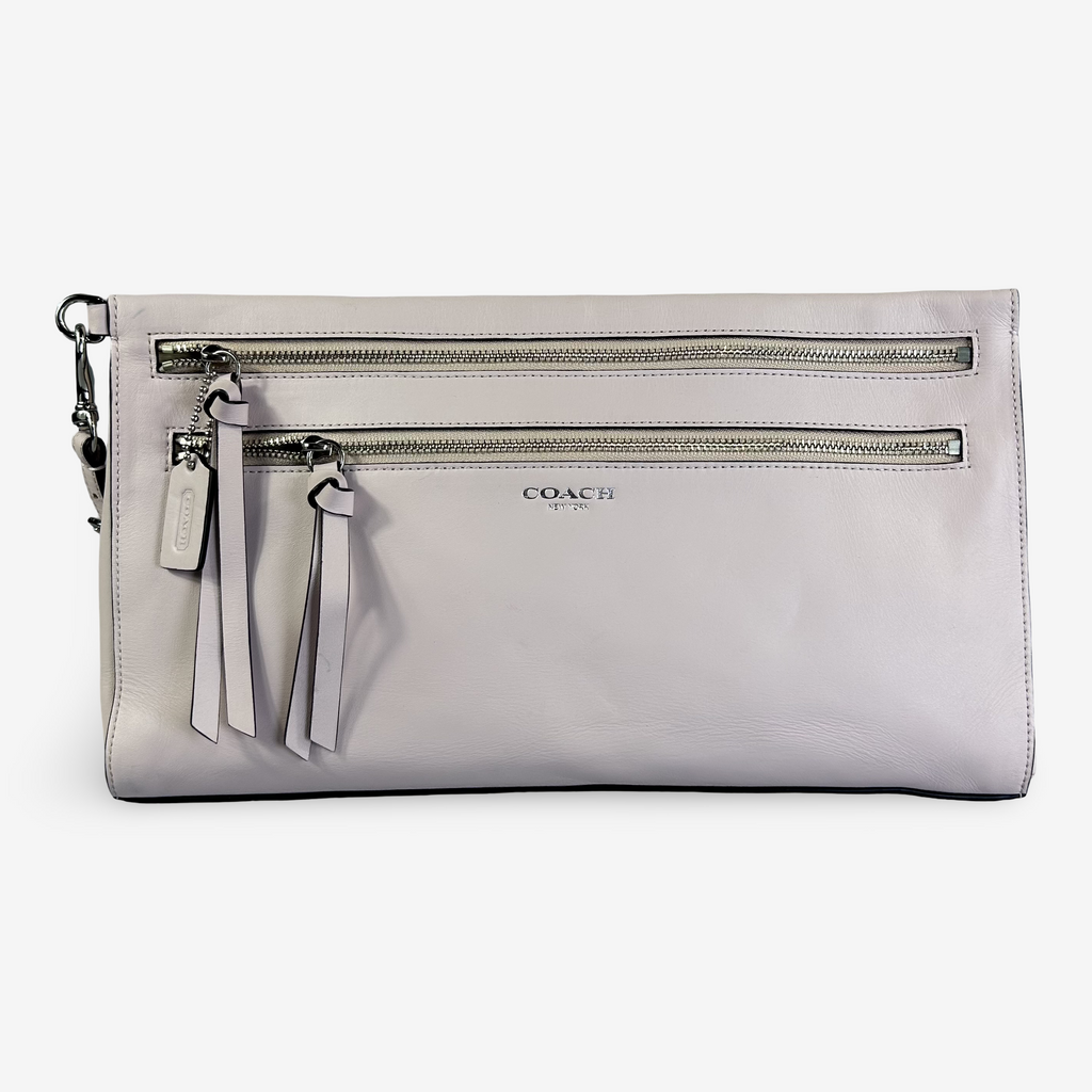 Coach Double Zip Clutch