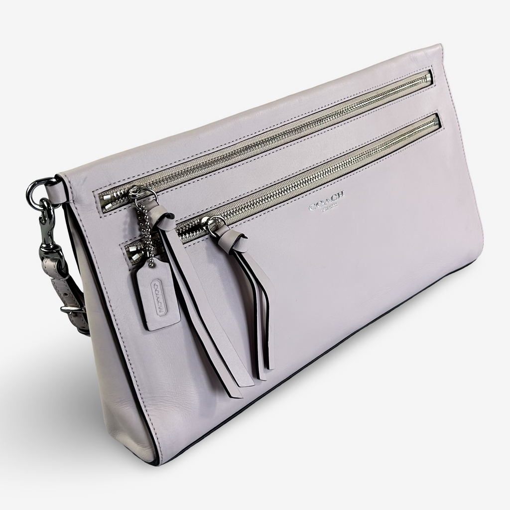 Coach Double Zip Clutch