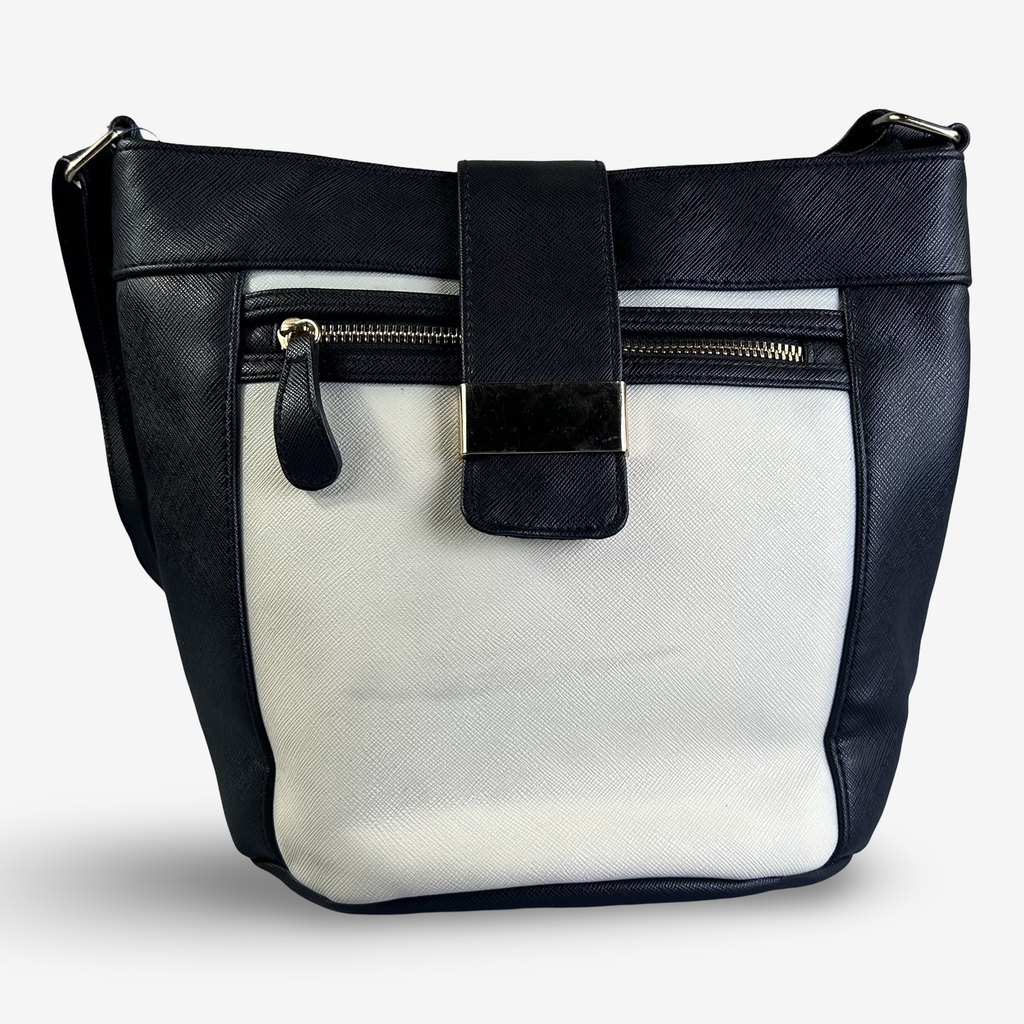 Structured Bucket Crossbody Bag