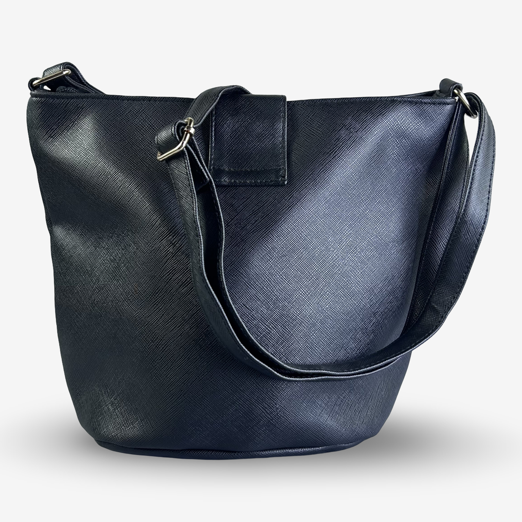 Structured Bucket Crossbody Bag