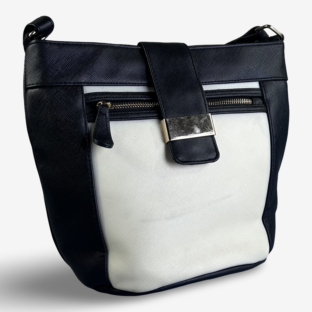 Structured Bucket Crossbody Bag