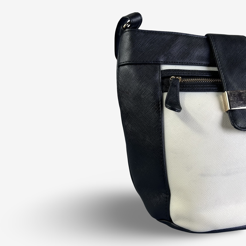 Structured Bucket Crossbody Bag