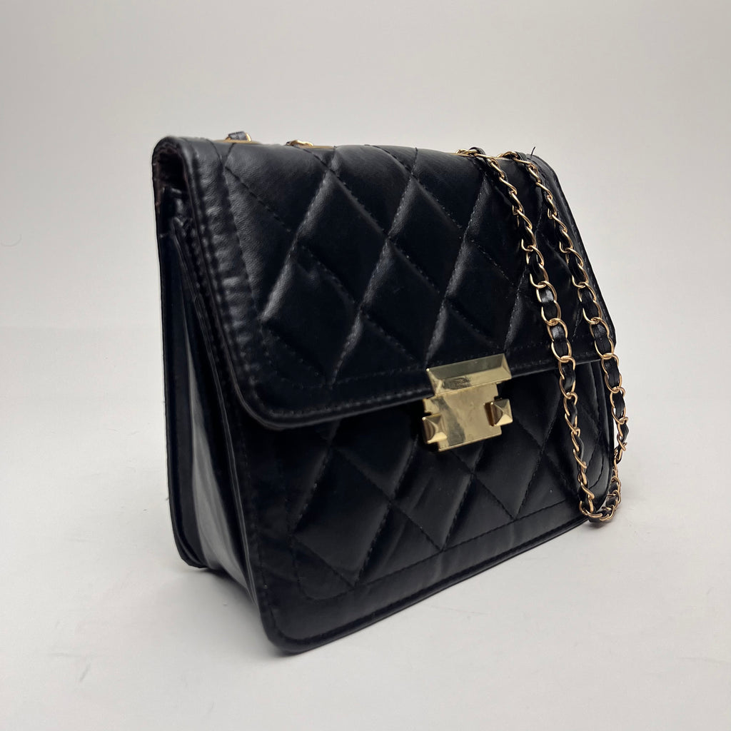 Diamond Quilted Flap