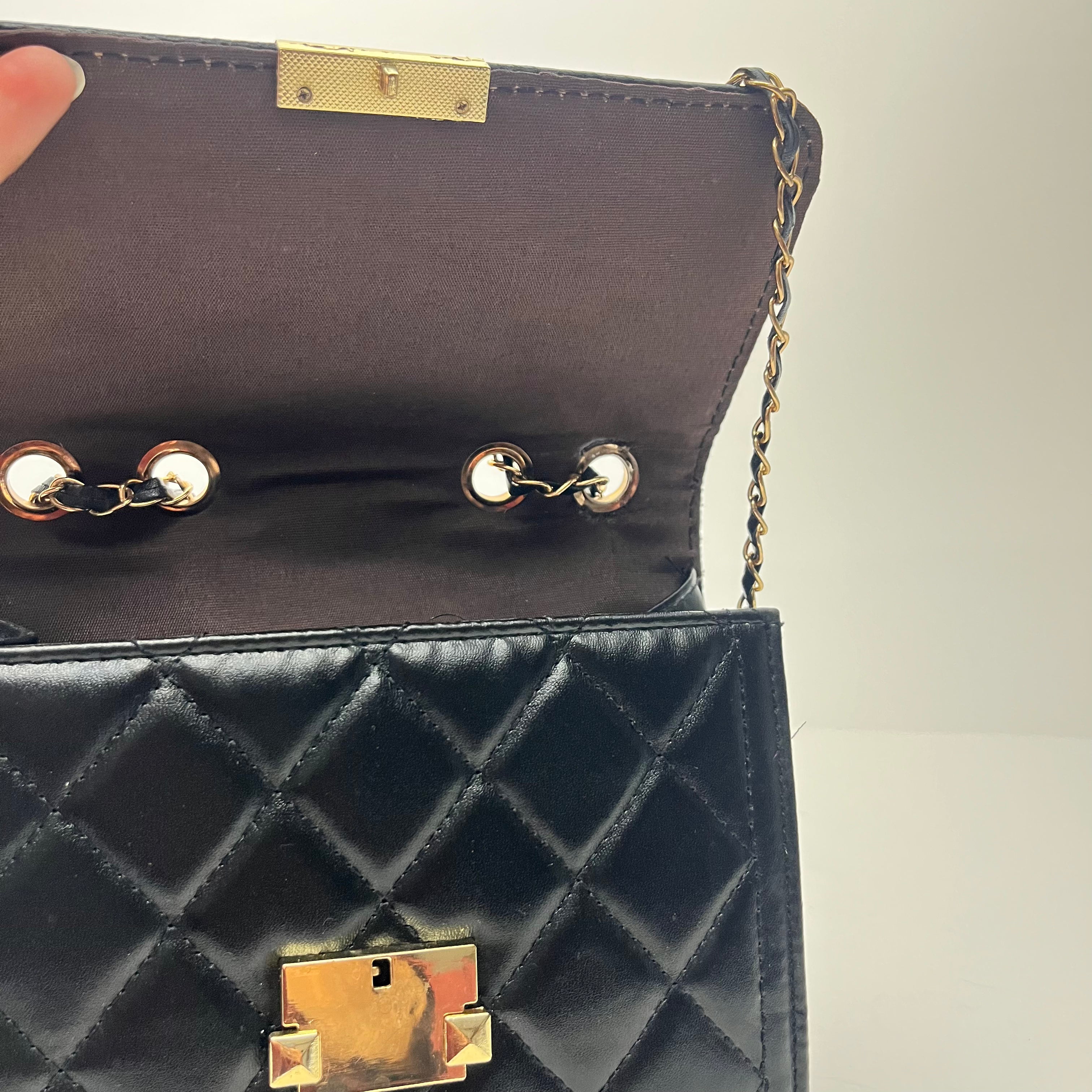Diamond Quilted Flap