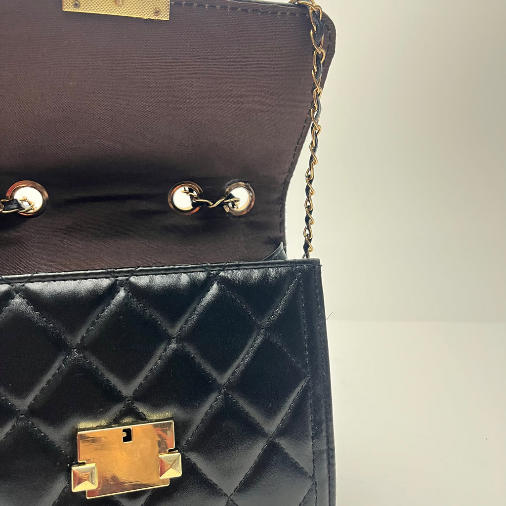 Diamond Quilted Flap