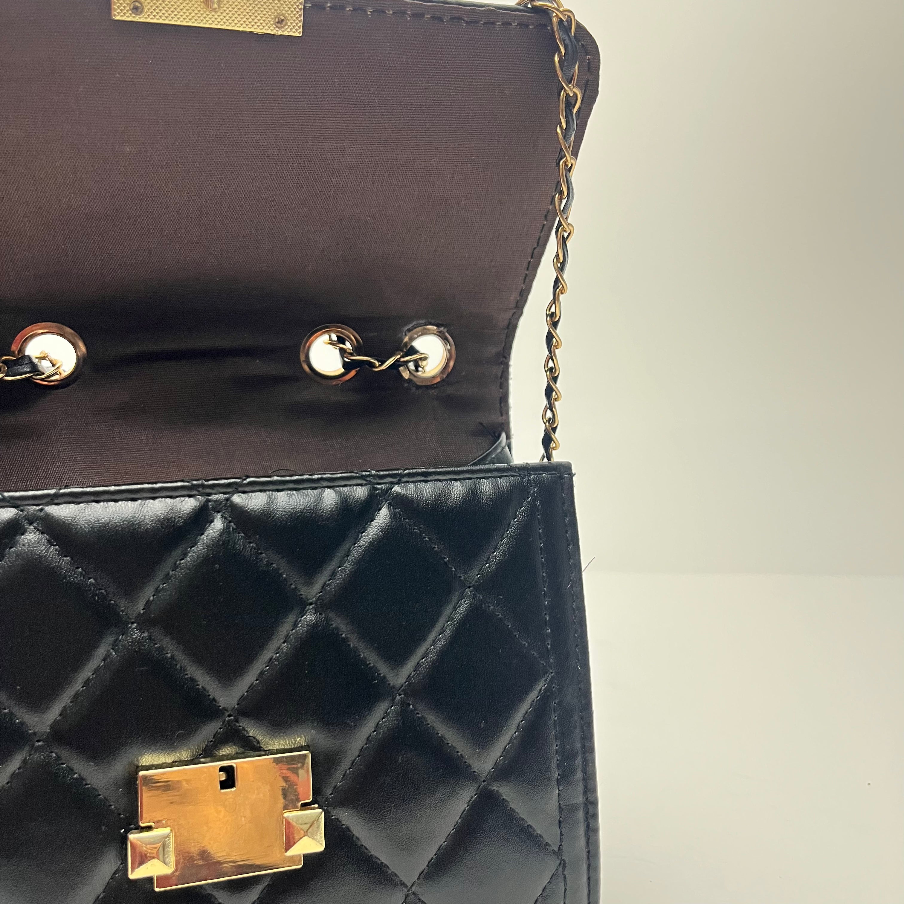 Diamond Quilted Flap