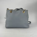 Powder Blue Chain-Link Satchel