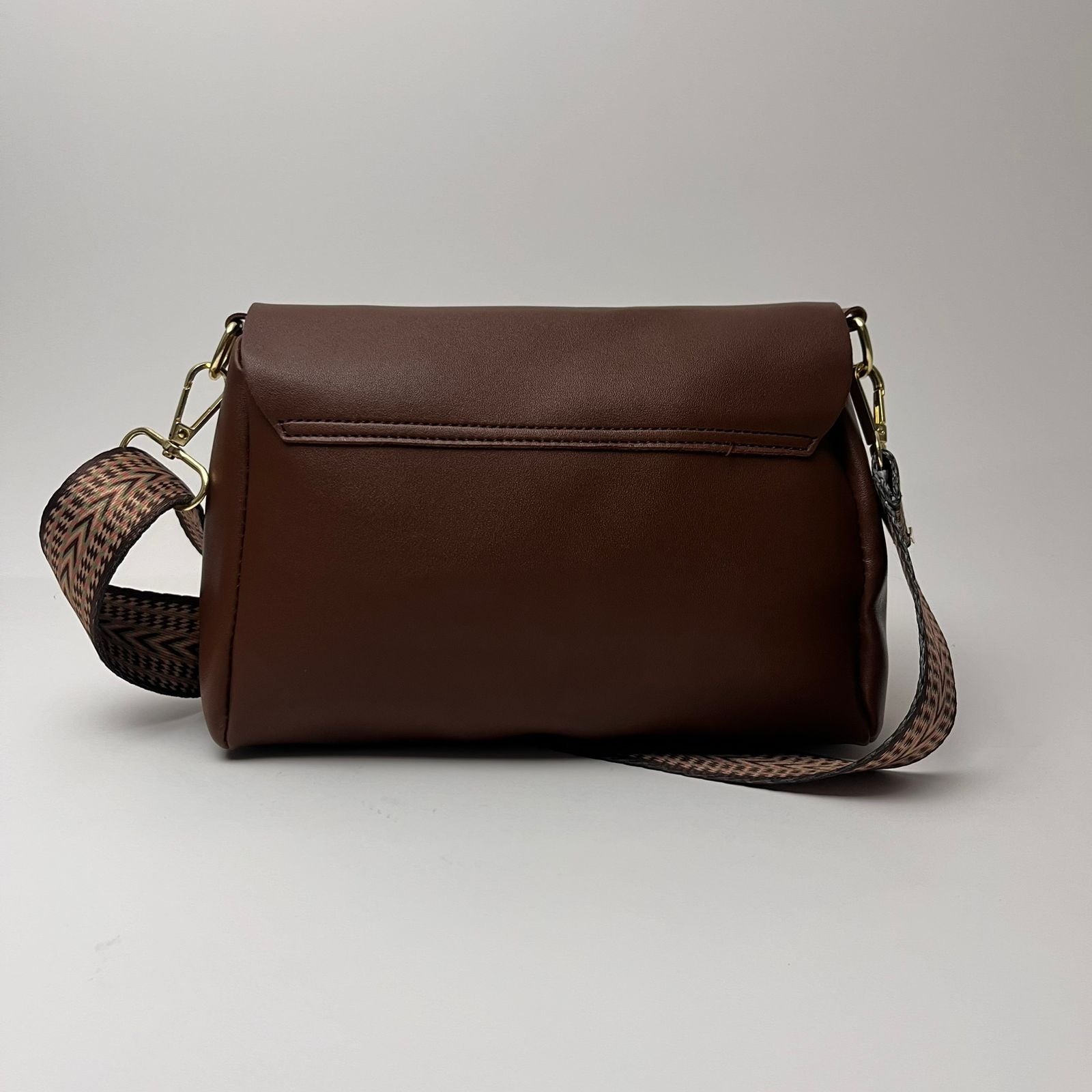 Puzzle Fold Flap Crossbody